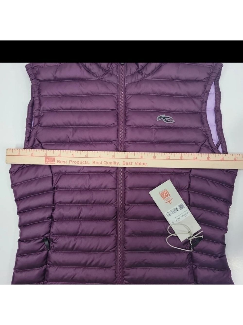 NEW KJUS Ladies Cypress Down Vest - Size 36 Small US 6 - Purple / Lavender NWT - Picture 10 of 12
